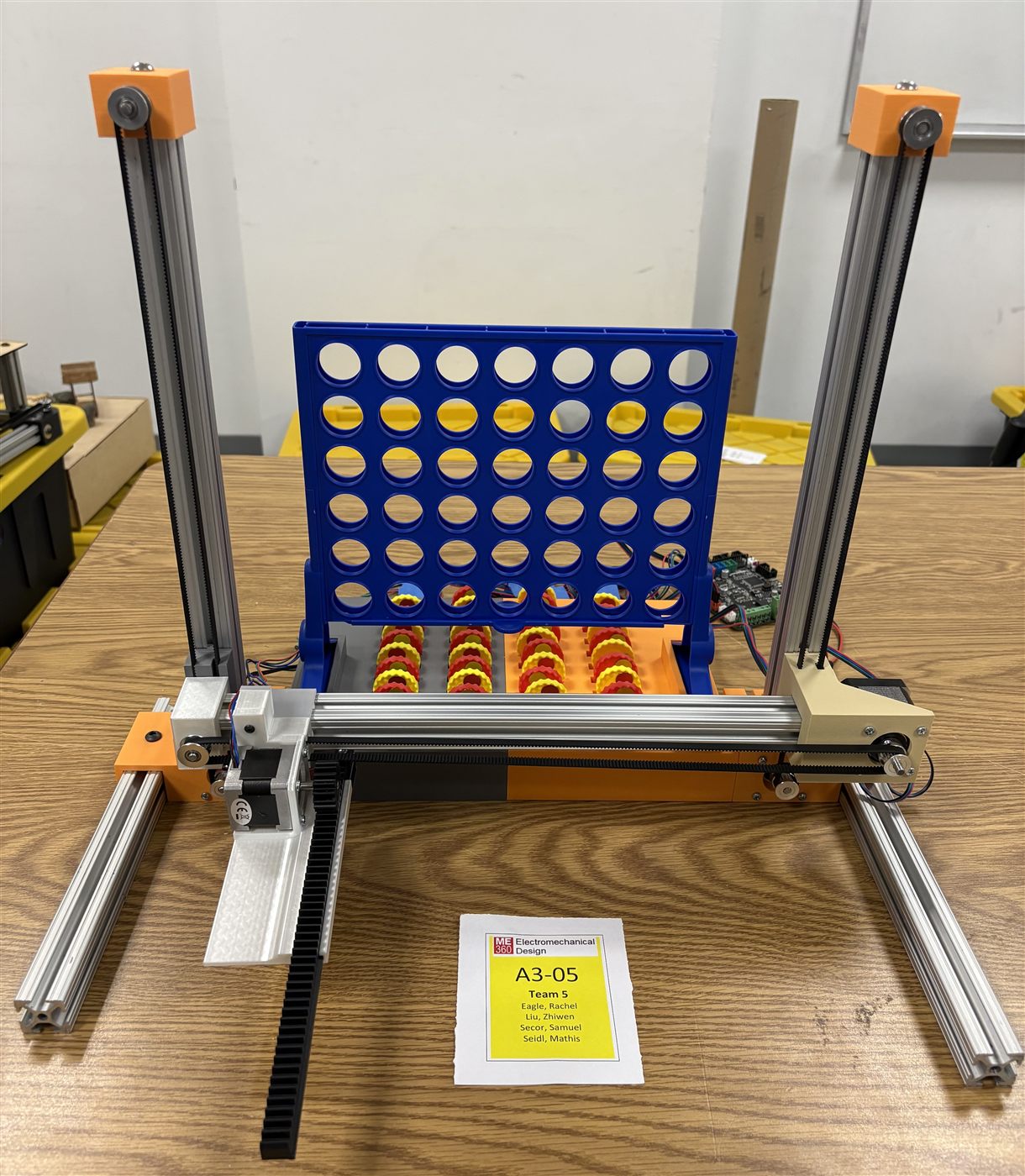 Autonomous Connect 4 device